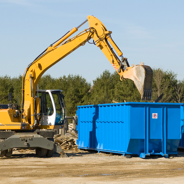 can i request a rental extension for a residential dumpster in Baldwin